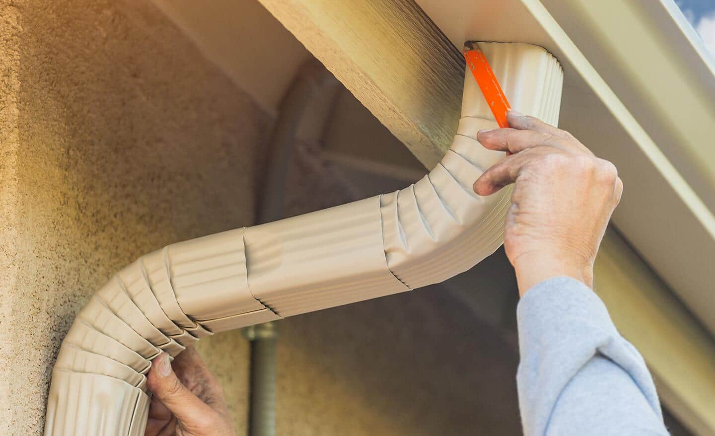 How to Install and Replace Rain Gutters The Home Depot